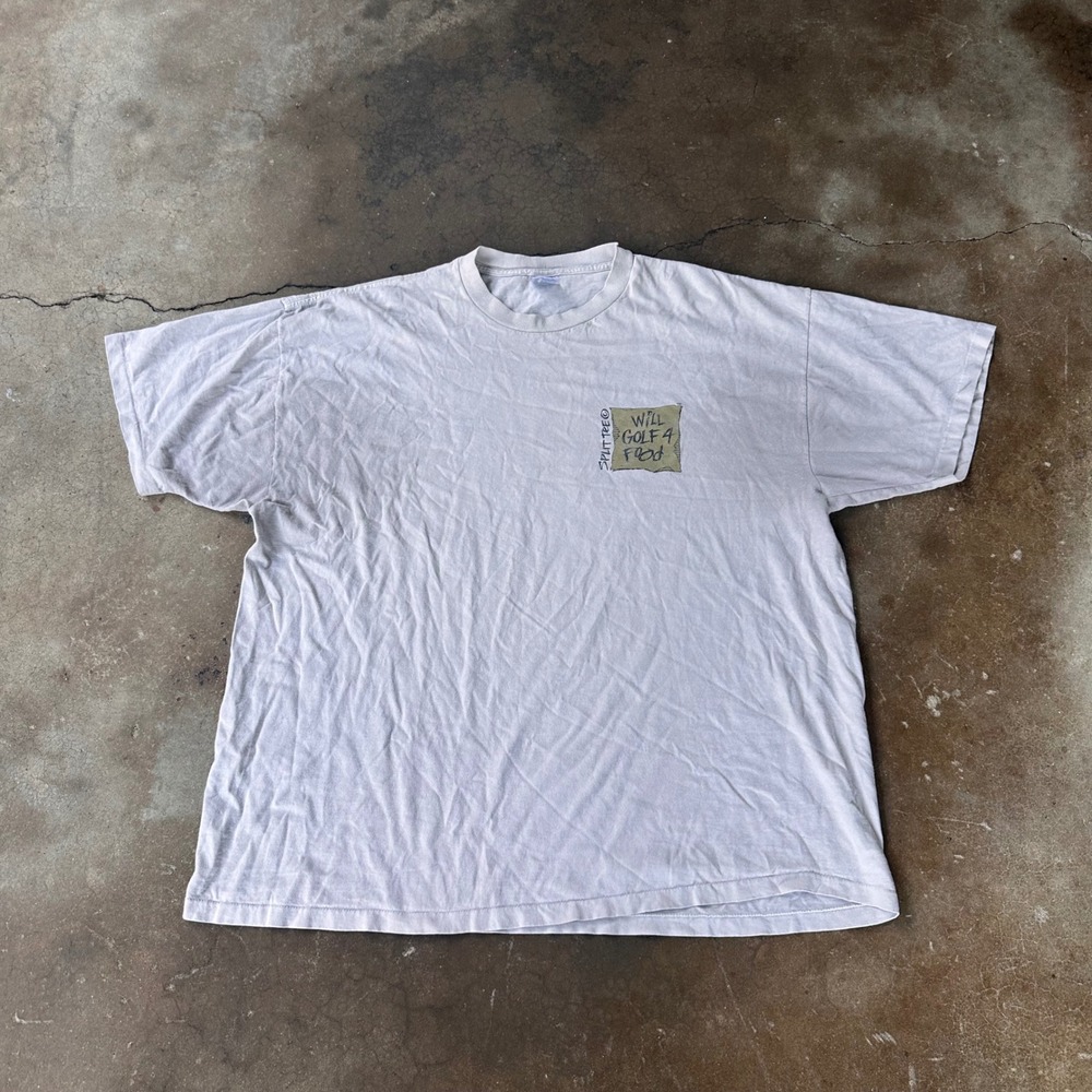 Delta T-Shirt Mens XXL Gray Excellent Will Golf 4 Food Graphic Single Stitch USA